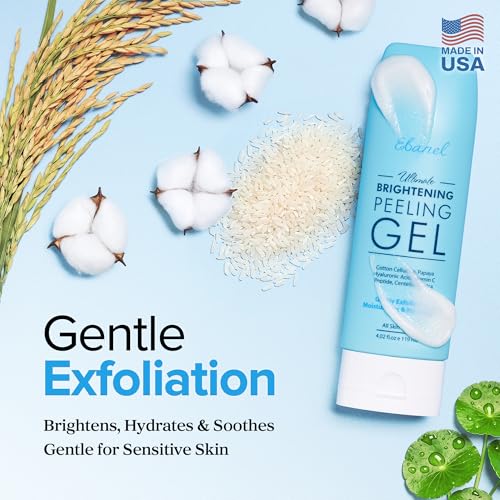 Brightening Peeling Gel with Rice Papaya & Hyaluronic Acid - 4.02 Fl Oz 2 Pack