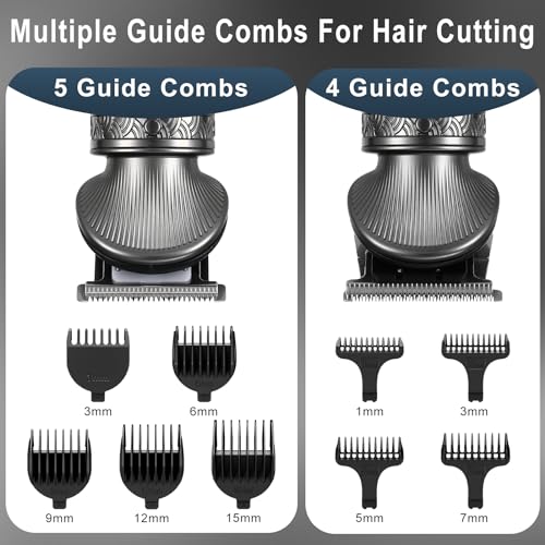 6-in-1 Men's Grooming Kit with Hair Trimmer, Beard & Nose Clipper