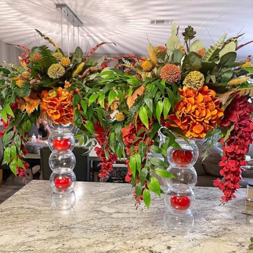 Artificial Italian Ruscus Greenery Stems Bulk 18 Inch - 100pcs for Wedding & Decor