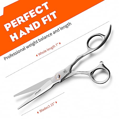 Professional Hair Cutting Scissors & Thinning Shears Set - Sharp Blades for Salon & Home Use
