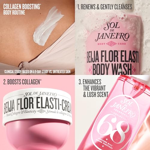 Sol de Janeiro Beija Flor Body Wash 13 Fl Oz - Moisturizing Body Cleanser
