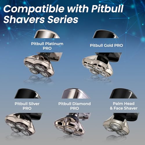 12 Pcs Shaver Replacement Blades Set for Pitbull Gold PRO & Silver - 3 Sets Included
