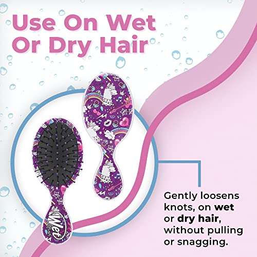 Wet Brush Original Detangler Brush - Moana & Pua, Ultimate Princess Celebration - All Hair Types - Ultra-Soft Bristles Glide Through Tangles with Ease - Pain-Free Comb for Men, Women, Boys & Girls