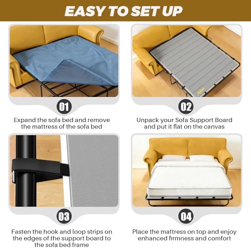 Twin Size Sleeper Sofa Support Board 35x64 Inches - Supports Up to 500 lbs