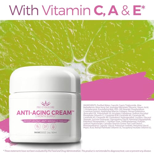 Pro Evrglori Anti Aging Cream - 2 Month - Our Best Anti Aging Cream for Women - Pro Everglori Skincare Anti Wrinkle Cream for Women - Pro Evrglori Anti Aging Skin Cream for Women - Skin Wrinkle Cream
