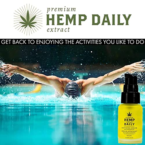 Daily Earthly Body Hemp Extract Soothing Serum 0.67 oz - Original, Deep Hydration
