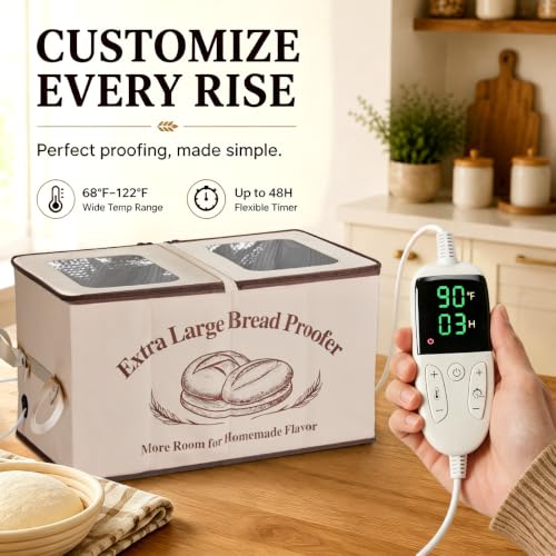 XL Foldable Bread Proofing Box for Sourdough and Bulk Baking 23.6"