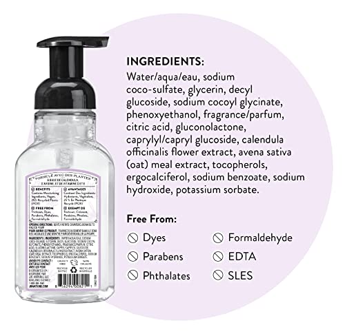 Lavender Foam Hand Soap Dispenser 3 Pack - Moisturizing & Nourishing