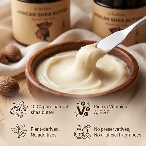 Raw Shea Butter 32 Oz - Unrefined African Grade A Ivory Natural Skin & Hair Care