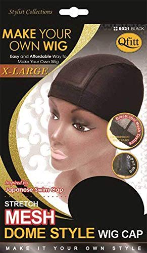 Extra Large Mesh Dome Wig Cap - Non-Slip Breathable Hair Net for Big Heads & Locs