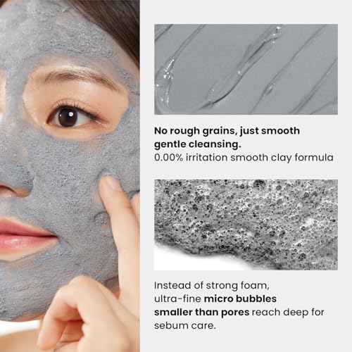 Carbonated Clay Mask for Face Deep Cleansing & Rejuvenation 135ml