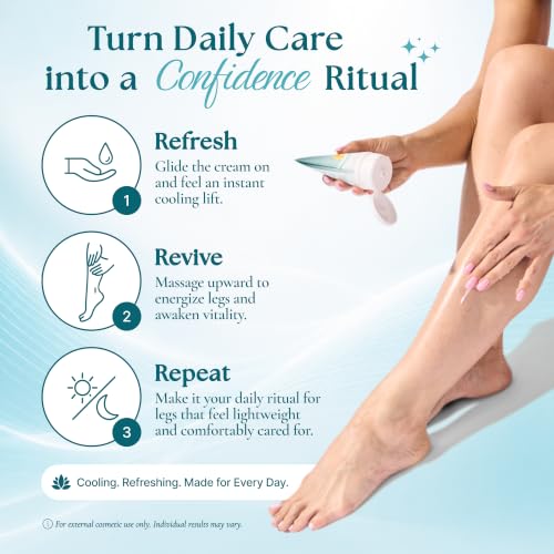 Micronized Diosmin & Centella Leg Contour Cream for Skin Firming & Cooling