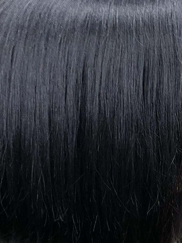U Part Wig Leave Out COILY FRO 14 - 100% Human Hair Blend, NBLK (Outre)