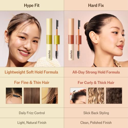 Best Duo Hair Mascara Set - Hard Fix & Hype Fit - Edge Control & Frizz Taming