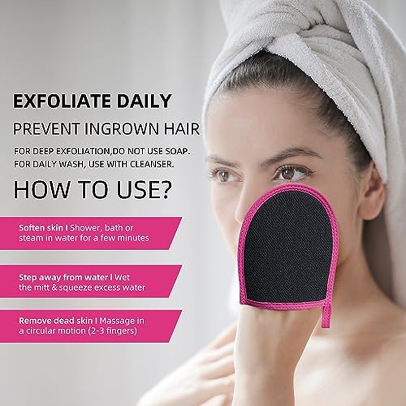 Deep Exfoliating Back Scrubber -Bath & Shower Back Scrub - Body Exfoliator Scrub Tool - Skin Care for Women & Men - Exfoliation Body Scrubber for Shower