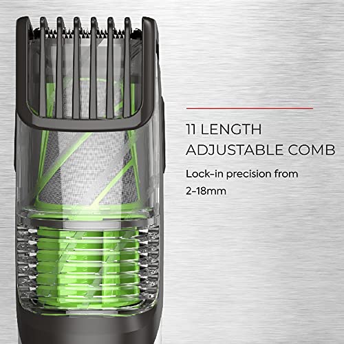 Remington Variation 1 Vacuum Beard Trimmer for Men – Cordless