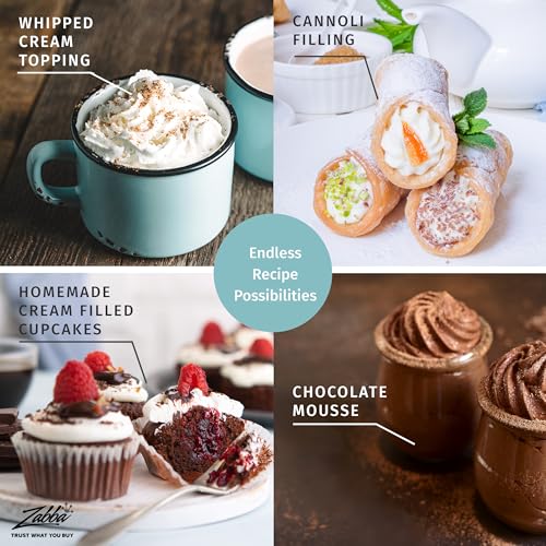 Professional Stainless Steel Whipped Cream Dispenser 500ml for Home & Commercial Use