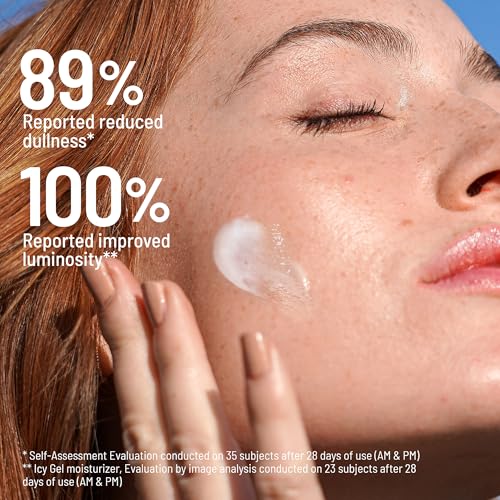 Dr. Brandt iD-STRESS Icy Gel Moisturizer - Revitalize Dull-Looking Skin for a Flawless, Dewy Complexion - 1.7 fl oz