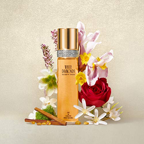 Elizabeth Taylor White Diamonds Women's Perfume & Body Powder Set - EDT Spray 3.3 Fl Oz & 2.6 Oz Powder