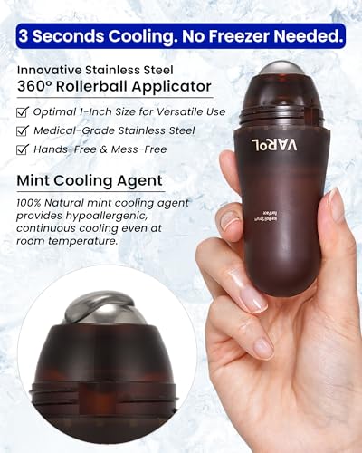 Ice Roll Serum for Face & Under Eyes - Double Elasticity Variant with Collagen & Bakuchiol