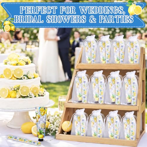 Capri Lemon Hand Cream & Nail File Gift Set - Bridal Wedding Favors Bulk