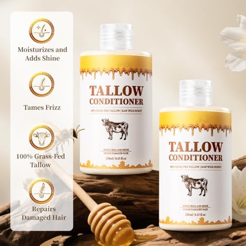 Tallow Shampoo & Conditioner Set for All Hair Types - Deep Clean & Moisturize