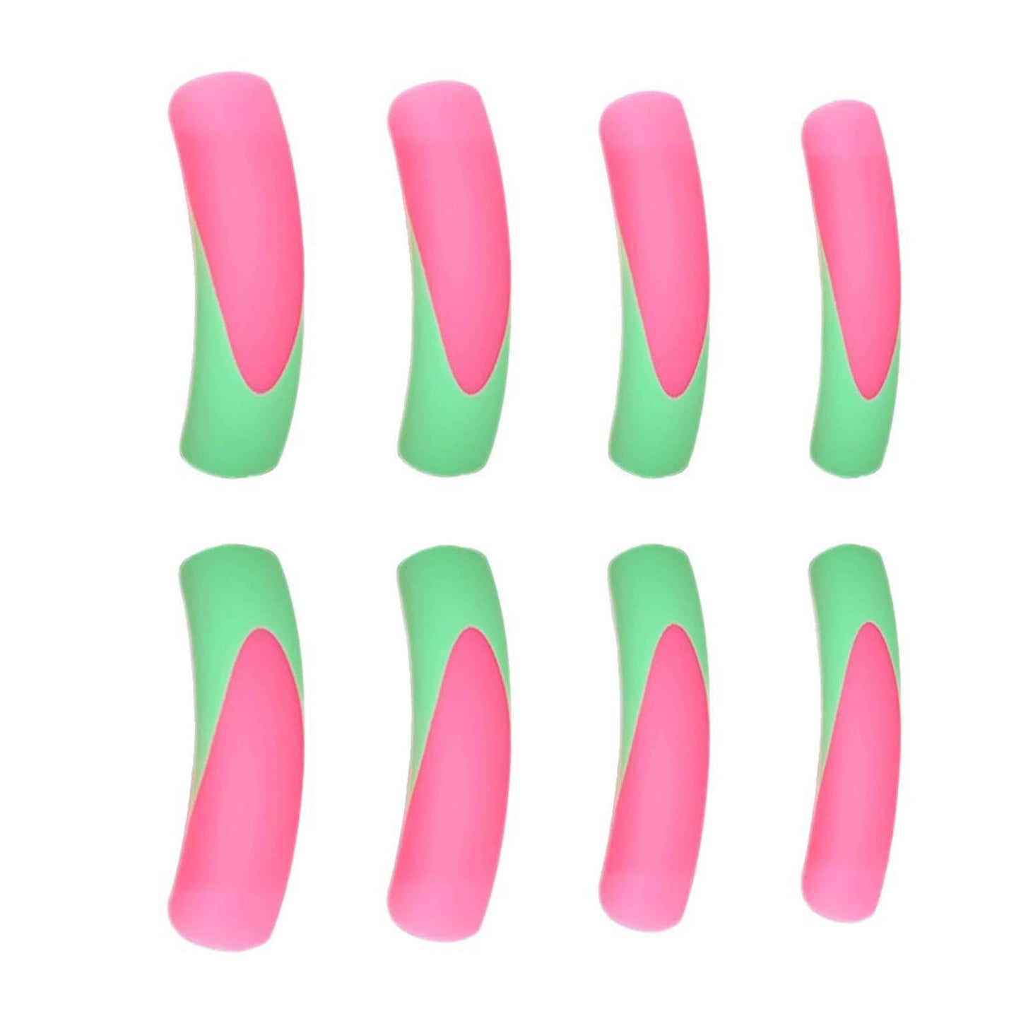 RUOKEXIN Long Square Press on Nails French Tip Fake Nails Curved False Nails with Designs Matte Artificial Nails XXL Long Nail Press ons Full Cover Glue on Nails Cute Stick on Nails for Women 20Pcs