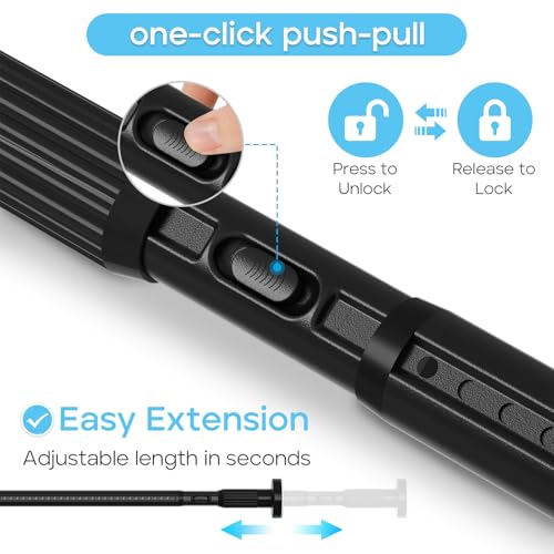 Black 2-Pack Tension Shower Curtain Rods 41-126 Inches No Drilling Outdoor Bathroom