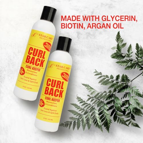 Star Care Curl Back Curl Keeper 8oz 2 Pack - Hydrating Curl Styling & Treatment