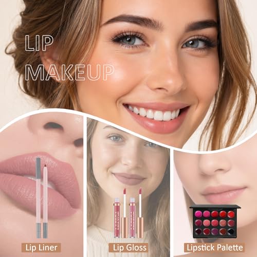 All One Makeup Kit for Teens Girls Women - Full Cosmetic Set Gift
