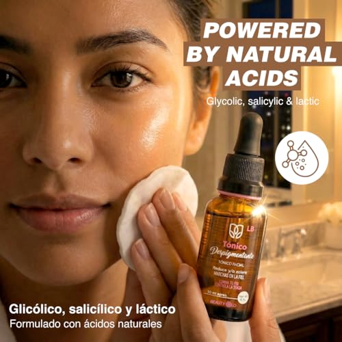 Depigmenting Toner for Face and Body – Reduces Dark Spots & Evens Skin Tone
