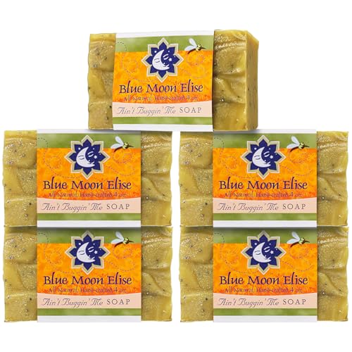 Citronella Soap 5 Pack - Natural Bug Repellent Handmade Soap for Camping & Outdoors