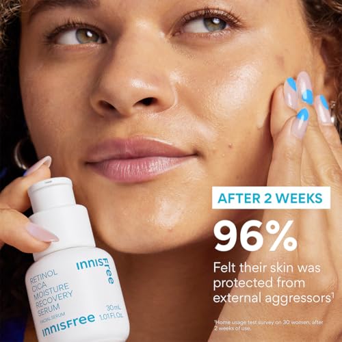 Innisfree Retinol Cica Serum with Salicylic Acid for Sensitive Skin, Hydrating & Smoothing