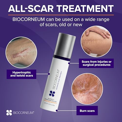 Silicone Scar Gel SPF 30 - Biocorneum 20g Advanced Scar Treatment with Silishield®