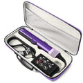 Hard Travel Case Compatible with Dyson airstraight HT01 Hair Straightener & Power Supply, Waterproof and Shockproof Storage Carrying case (Purple)