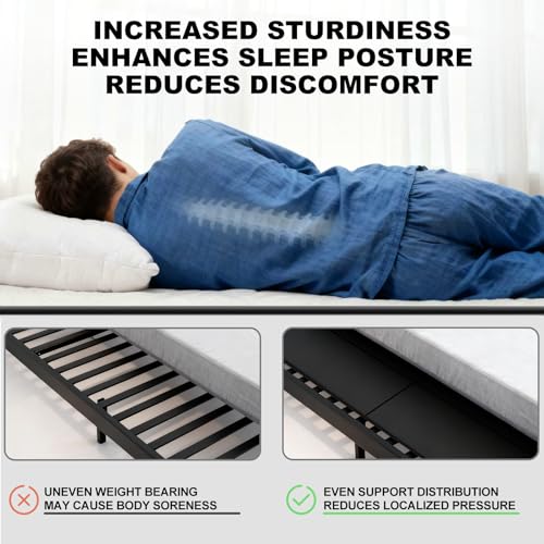 Heavy Duty King Bunkie Board 76x80 Foldable Bed Support - Ameruse