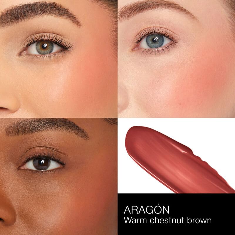 Liquid Blush - Aragon by NARS in Terracotta Red, Long-Lasting Dewy Finish, 0.23 oz