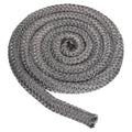 PATIKIL 1" x 98" Wood Stove Gasket, Graphite Fiberglass Round High-Temperature Resistance Seal Rope Replacement for Stoves Fireplace Door, Black