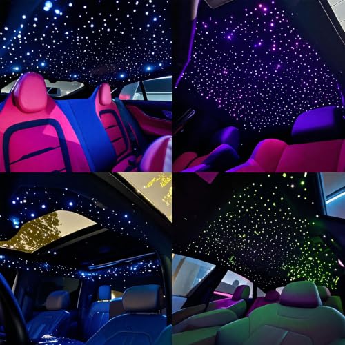 Car Star Ceiling Light Kit with Fiber Optic Starry Sky & Remote Control