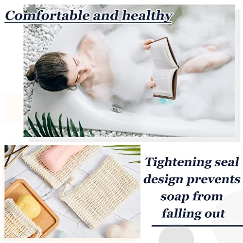 Cunhill 70 Pack Soap Saver Bags for Bar Soap with Drawstring Mesh Pouch