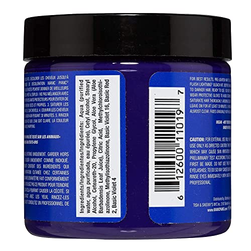 Semi Permanent Blue Violet Hair Dye 4oz - Vibrant, Long-Lasting Color - 2 Pack