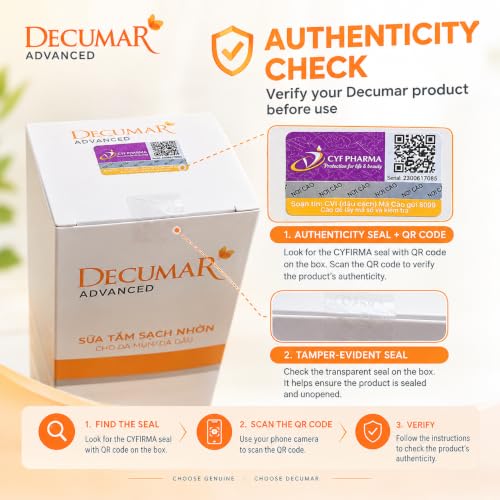 Decumar Acne Body Wash 280mL / 9.46 fl oz – Acne-Prone Body Skin Daily Cleanser (HVSun variant: Acne Body Wash - 280mL / 9.46 fl oz)