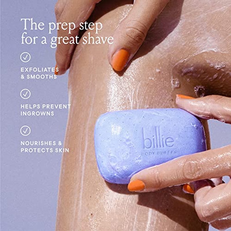 Billie Razors for Women Shave Kit with Women¡¯s Razor, 4 x 5-Blade Razor Refills, Magnetic Holder - Cool Blue and Malibu