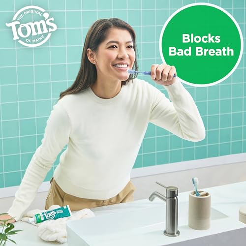 Tom's of Maine Wicked Fresh Fluoride Toothpaste Peppermint 4 oz - Pack of 3