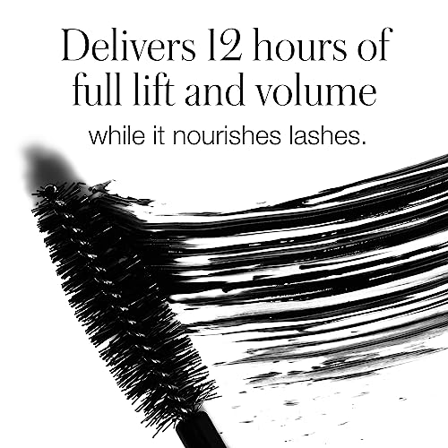 RMS Beauty Straight Up Volumizing Peptide Mascara ? Clean, Long-Wearing Black Mascara ? 12-Hour Lift & Volume ? Smudge-Free & Flake-Free ? Ophthalmologist Tested ? 0.34 oz