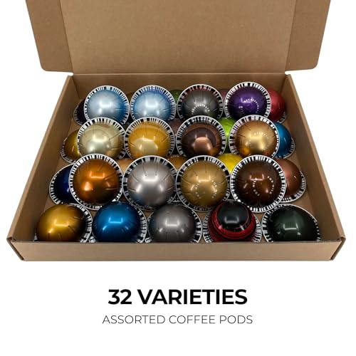 32 Count Coffee Pod Sampler - Variety Pack with Flavor & Roast Options | Coffee Gift Set