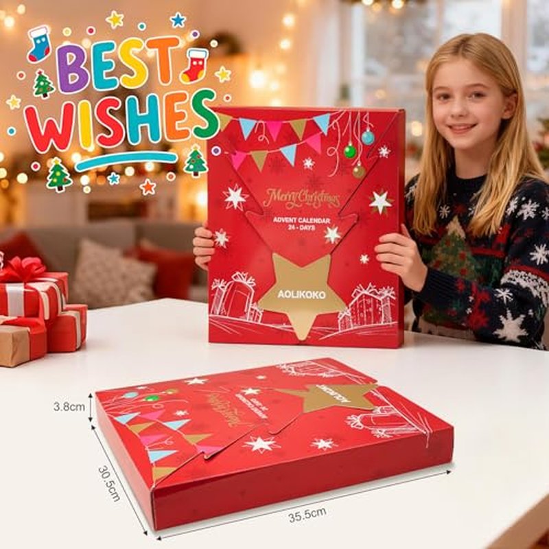 Makeup Advent Calendar 2025 for Women & Teen Girls, 24 Days Christmas Gift Makeup Sets, Xmas Countdown Calendar Full Makeup Kit Gift Set