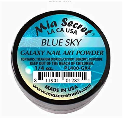 Mia Secret Professional Galaxy Collection Acrylic Powder 1/4 oz (Pick Your Color) (BLUE SKY)