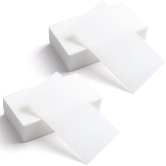 Pndeyo 100pcs End Papers for Hair Perm, Disposable Salon Papers, High Temperature Resistance Curling Tool Hair Styling Accessories for Cold and Hot Perms- White