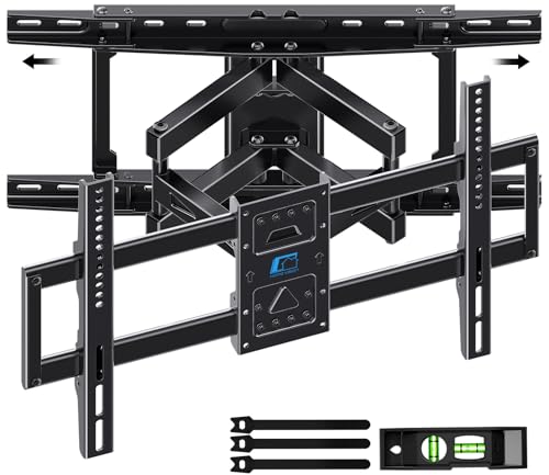 HOME VISION Full-Motion TV Wall Mount for 37-90 Inch TVs, Fits 24" Studs, Model 6603